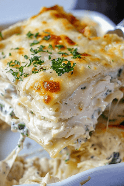 Creamy Alfredo Lasagna Creamy Alfredo Lasagna